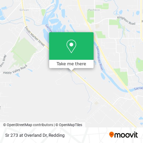 Sr 273 at Overland Dr map