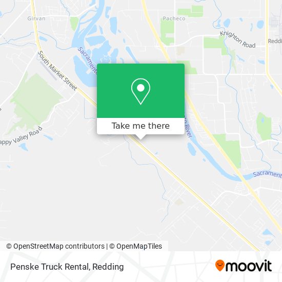 Mapa de Penske Truck Rental