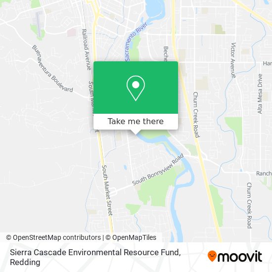 Sierra Cascade Environmental Resource Fund map