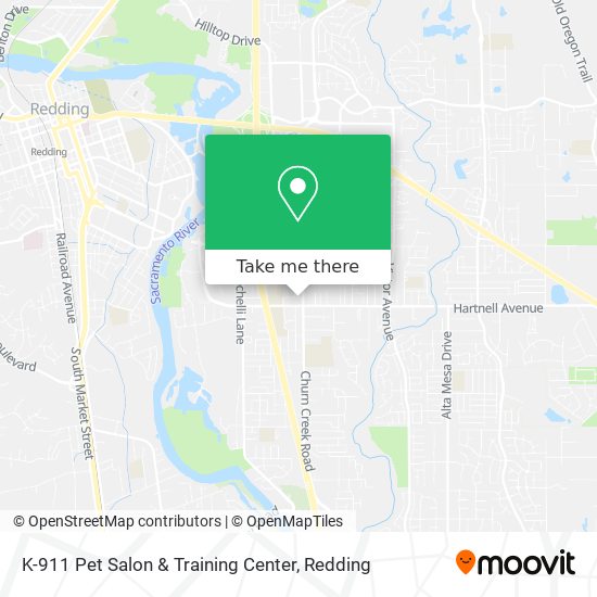 Mapa de K-911 Pet Salon & Training Center