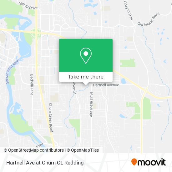 Hartnell Ave at Churn Ct map