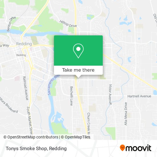 Tonys Smoke Shop map