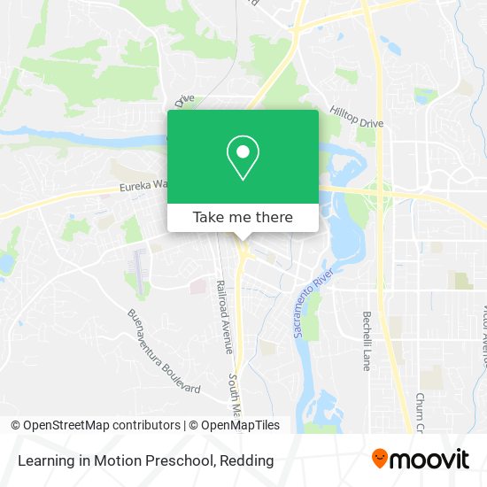 Learning in Motion Preschool map