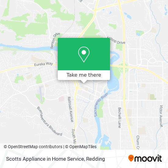 Mapa de Scotts Appliance in Home Service