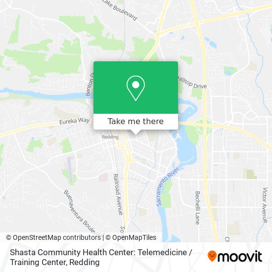 Mapa de Shasta Community Health Center: Telemedicine / Training Center