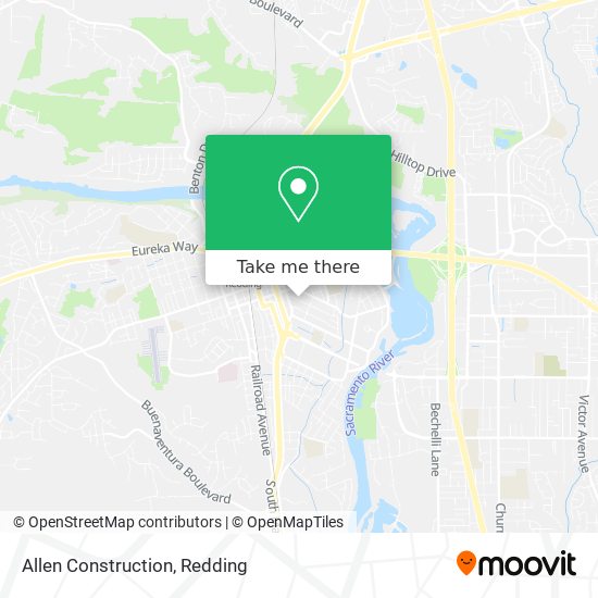 Allen Construction map