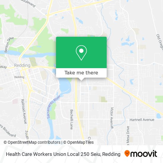 Mapa de Health Care Workers Union Local 250 Seiu