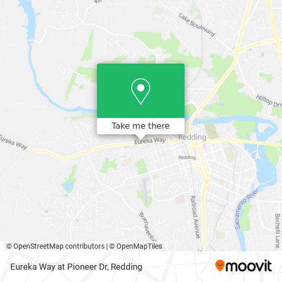 Eureka Way at Pioneer Dr map