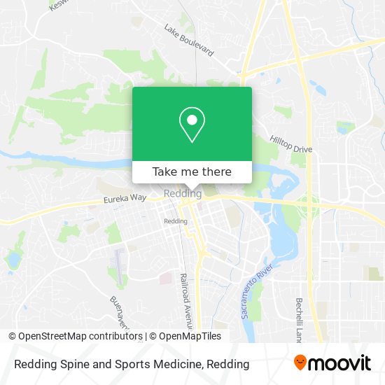 Redding Spine and Sports Medicine map