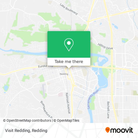 Visit Redding map