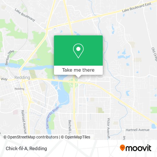 Chick-fil-A map