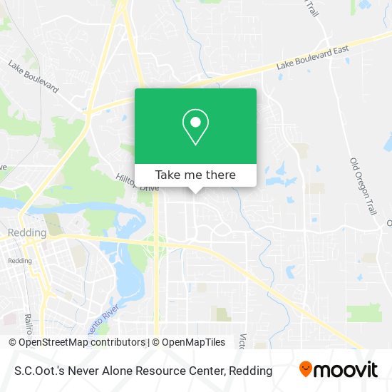 S.C.Oot.'s Never Alone Resource Center map