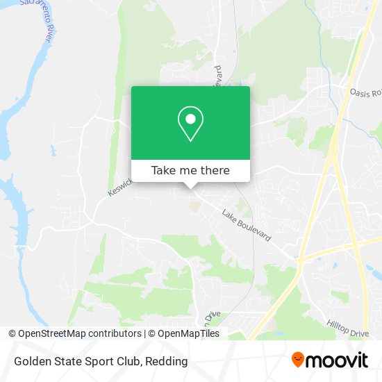 Golden State Sport Club map