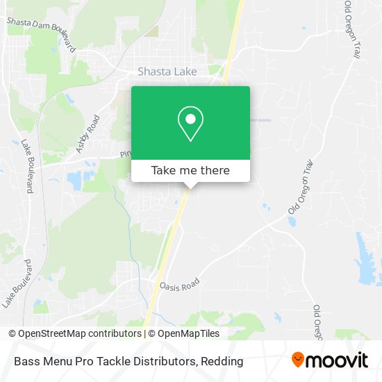 Bass Menu Pro Tackle Distributors map