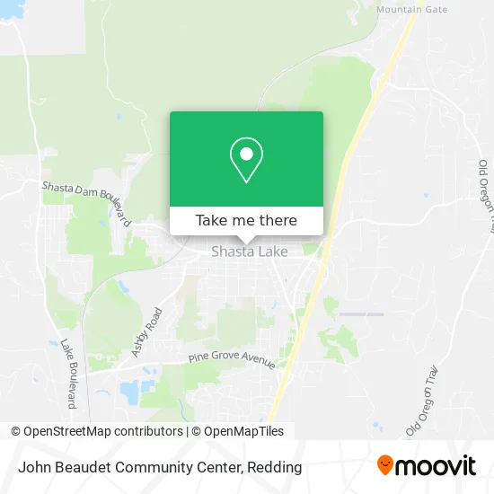 John Beaudet Community Center map