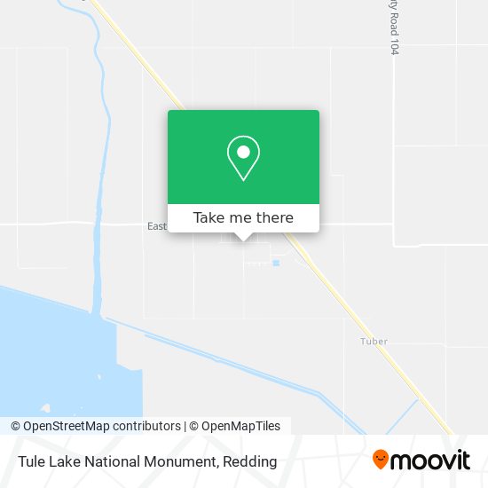 Tule Lake National Monument map
