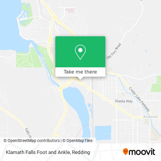 Klamath Falls Foot and Ankle map