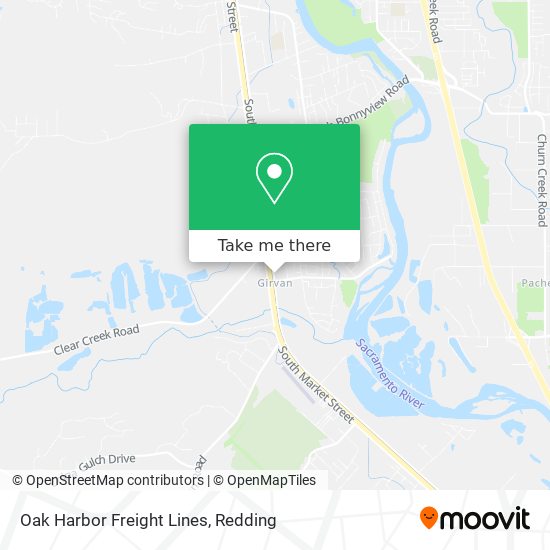 Mapa de Oak Harbor Freight Lines
