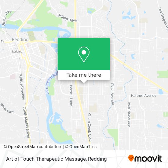 Art of Touch Therapeutic Massage map