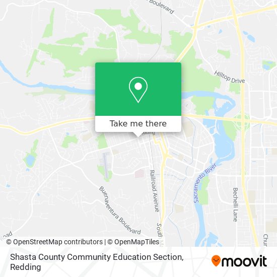 Mapa de Shasta County Community Education Section