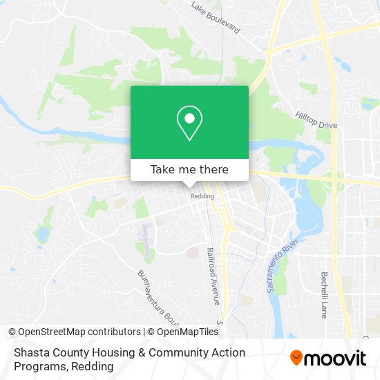 Shasta County Housing & Community Action Programs map