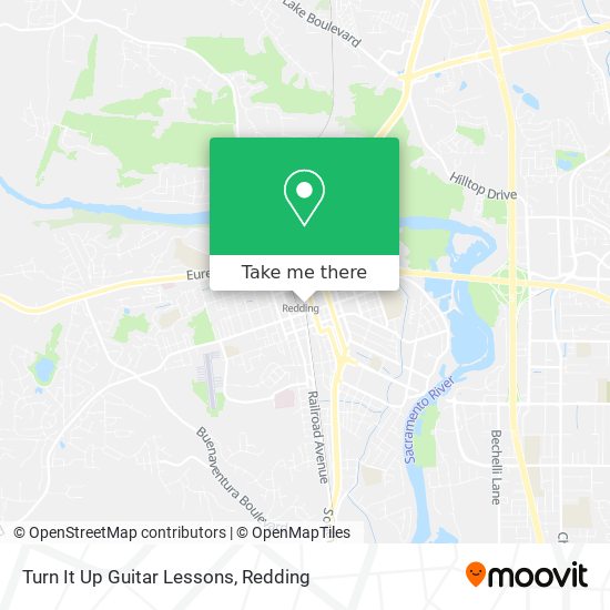 Mapa de Turn It Up Guitar Lessons