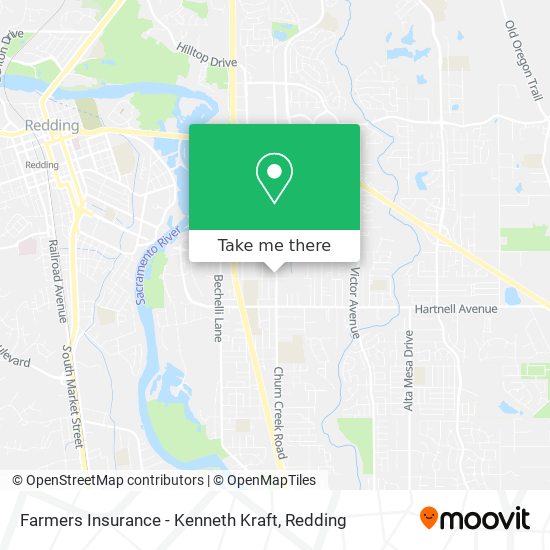 Mapa de Farmers Insurance - Kenneth Kraft