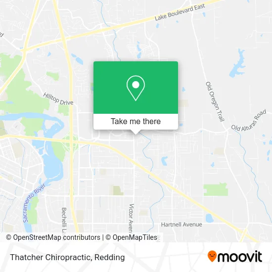 Thatcher Chiropractic map