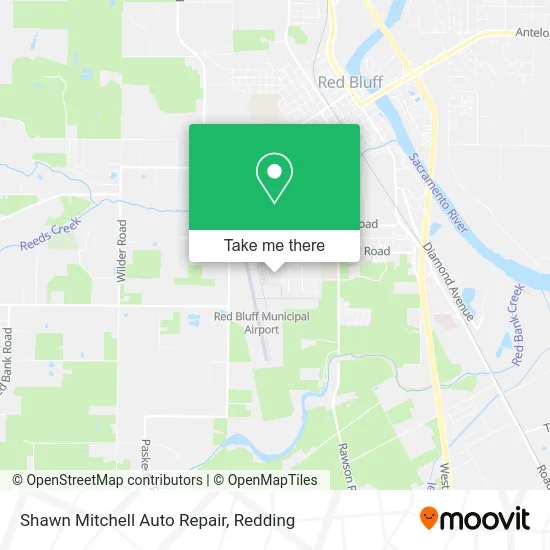 Shawn Mitchell Auto Repair map