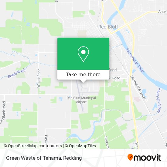 Mapa de Green Waste of Tehama
