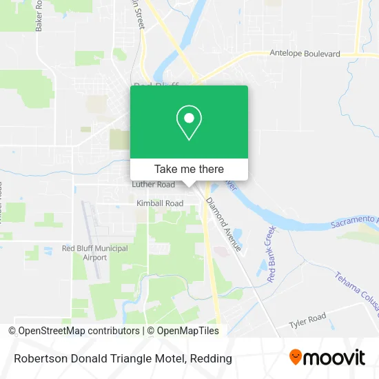 Robertson Donald Triangle Motel map