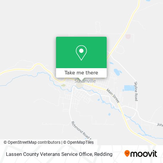 Mapa de Lassen County Veterans Service Office