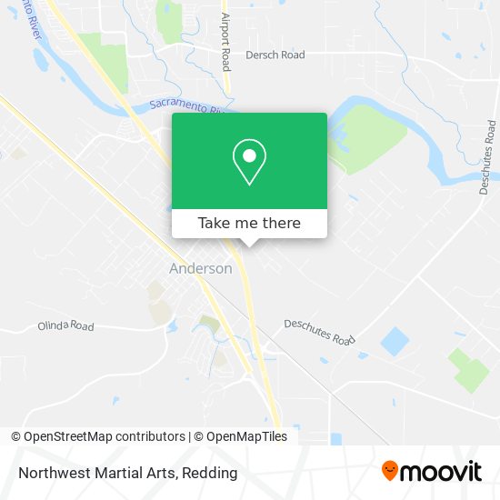 Northwest Martial Arts map