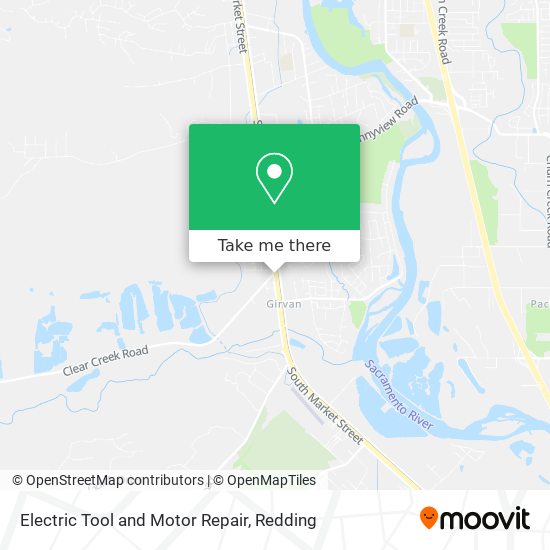 ¿Cómo llegar a Electric Tool and Motor Repair en Redding en Autobús?