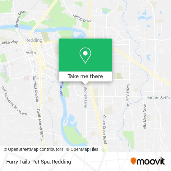 Furry Tails Pet Spa map