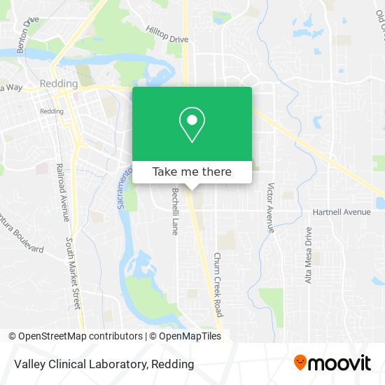 Mapa de Valley Clinical Laboratory