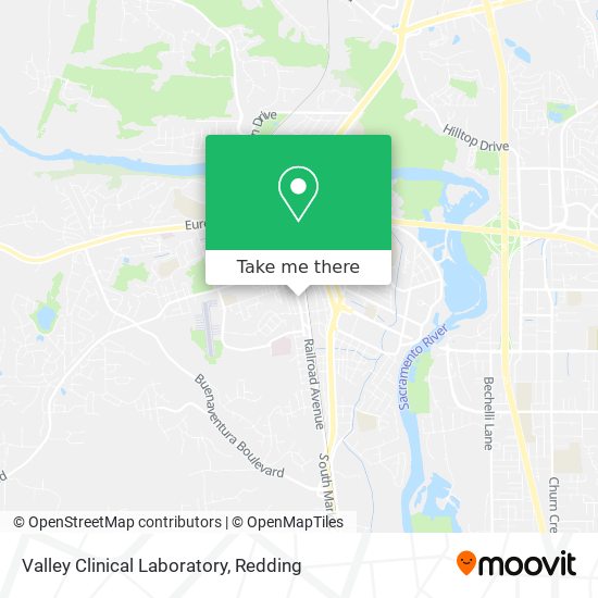 Mapa de Valley Clinical Laboratory