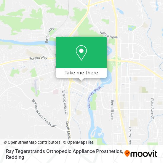 Ray Tegerstrands Orthopedic Appliance Prosthetics map