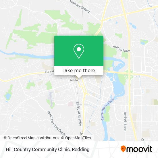 Hill Country Community Clinic map