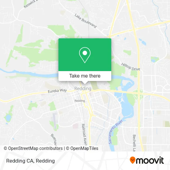 Mapa de Redding CA