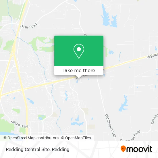 Redding Central Site map