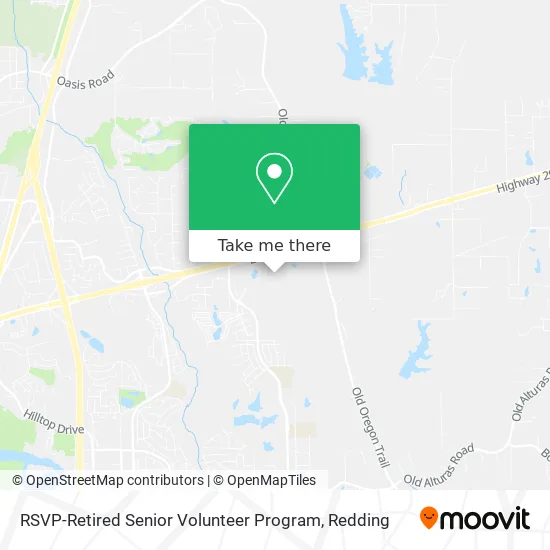 RSVP-Retired Senior Volunteer Program map