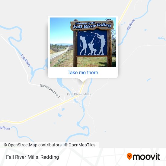 Fall River Mills map