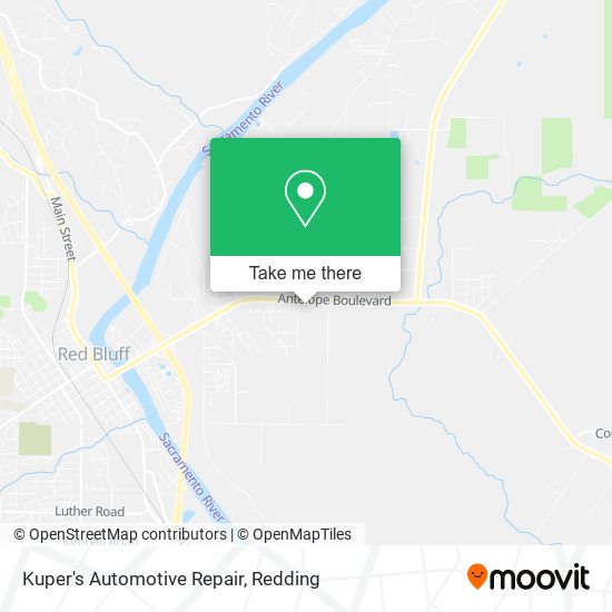 Kuper's Automotive Repair map