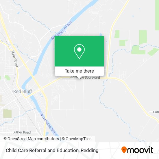 Child Care Referral and Education map