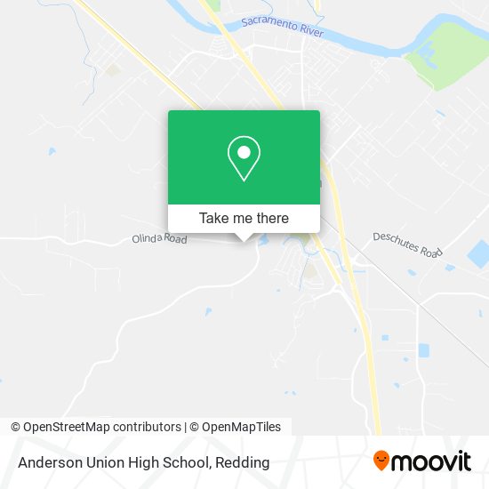 Anderson Union High School map