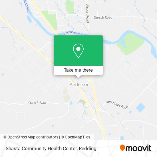 Shasta Community Health Center map