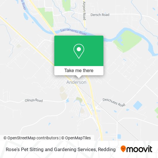 Rose's Pet Sitting and Gardening Services map