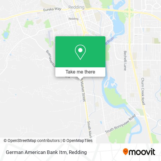 German American Bank Itm map