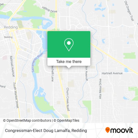 Mapa de Congressman-Elect Doug Lamalfa